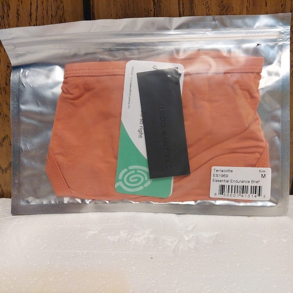 Todd Sanfield Brief Underwear Mens Medium Terracotta New In Package - Picture 2 of 2